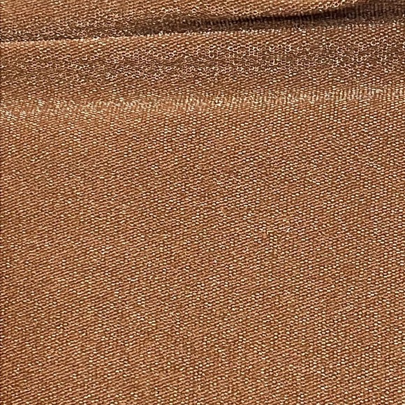 Dress Forum | New mocha & silver fitted maxi dress w/slit Women’s size L sparkly - Picture 6 of 10